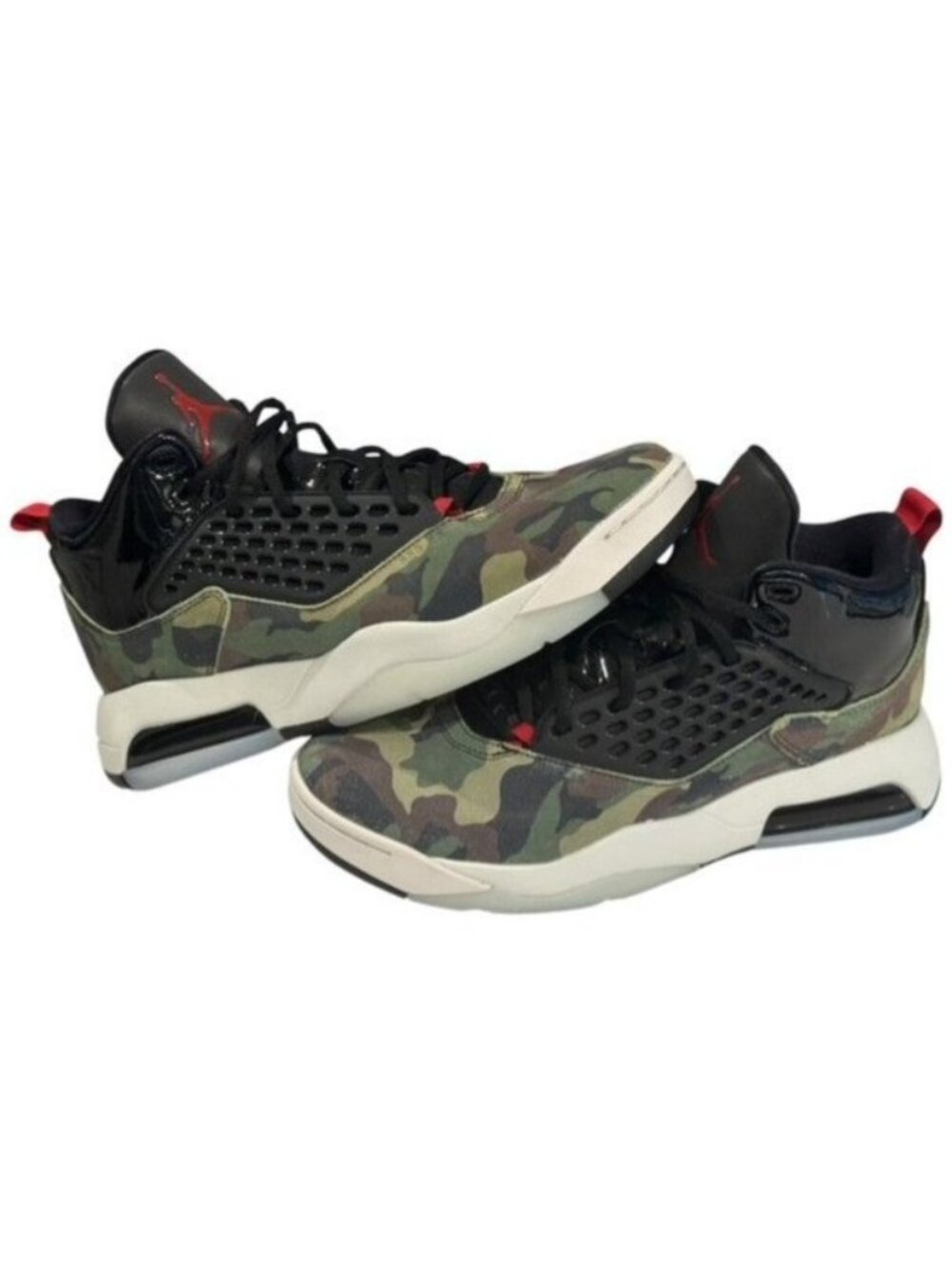 Nike Air Jordan Maxin 200 'Camo' Olive Black Red CD6107-200 Men's 11 NEW